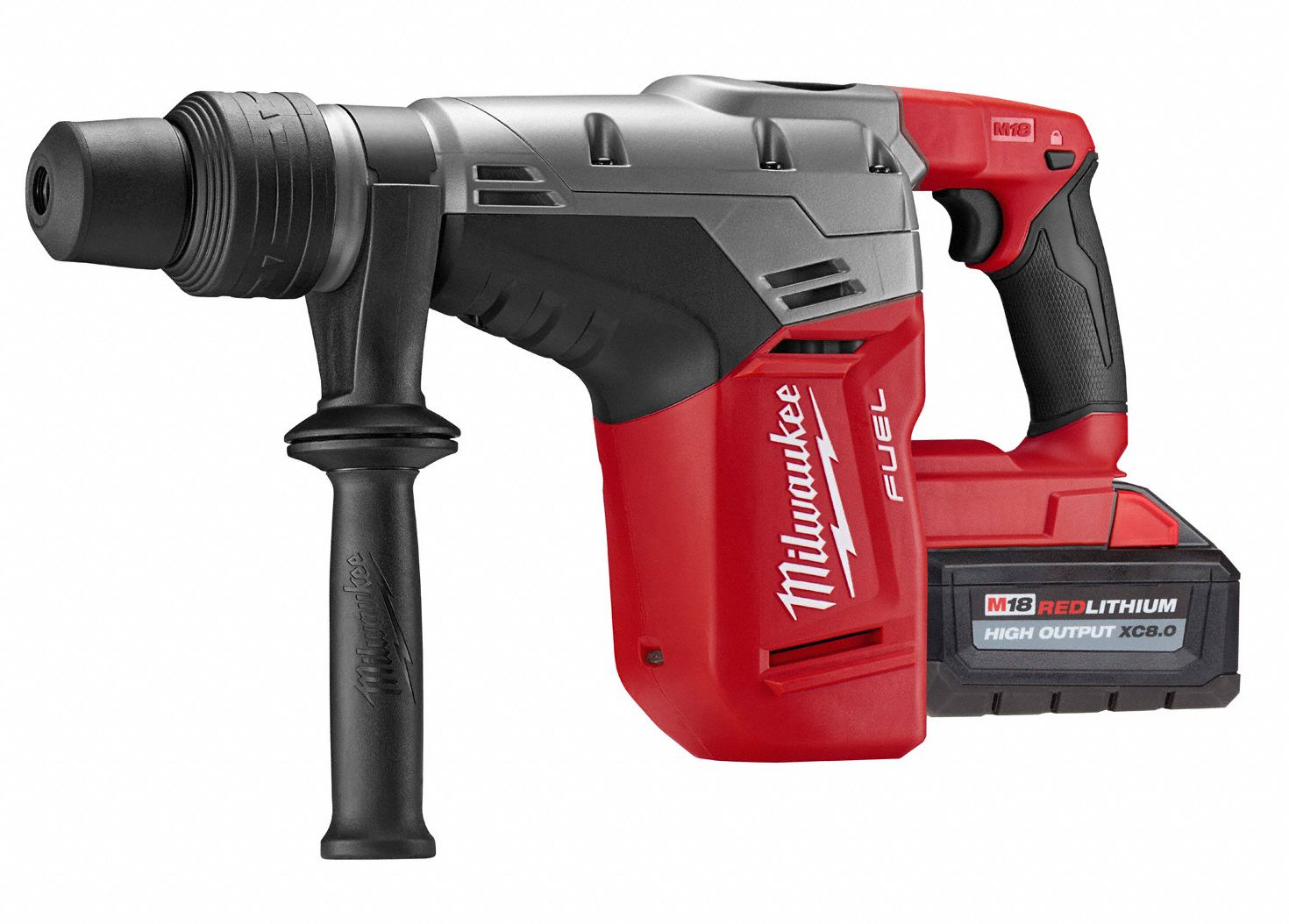 MILWAUKEE Cordless Rotary Hammer Kit, 18.0 V Voltage, 0 to 3000 Blows